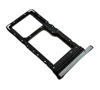 Tiroir Carte SIM et Support SD pour Samsung Galaxy Tab A7 LTE 10.4, Piece de Remplacement Original, Gris Foncé