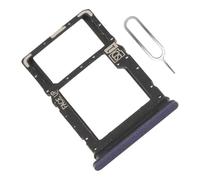 Tiroir Carte SIM + MicroSD pour Motorola Moto G35 (XT2433-5) Support Plateau Porte - Noir Bleu Foncé