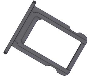 Tiroir Carte SIM pour Apple iPad Pro 12.9 2020 (A2069, A2232), Slot Nano-SIM, Remplacement Original, Gris