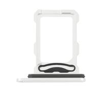 Tiroir carte SIM pour iPhone 16 Pro et 16 Pro Max Emplacement Nano SIM Blanc