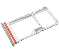 Tiroir Carte SIM pour Motorola Moto G52 (XT2221), Slot Nano-SIM + Micro-SD, Remplacement Original, Blanc