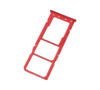 Tiroir carte sim pour Samsung Galaxy A10 2x Nano Sim et microSD Rouge