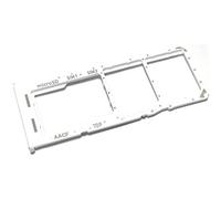 Tiroir Carte SIM pour Samsung Galaxy A13 5G (SM-A136B/DSN), Dual-SIM + Support SD, Remplacement Original, Blanc