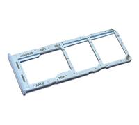 Tiroir Carte SIM pour Samsung Galaxy A13 (SM-A135F/DS), Dual-SIM + SD, Remplacement Original, Bleu Clair