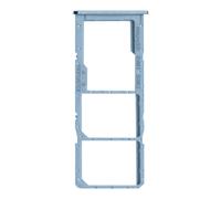 Tiroir carte SIM pour Samsung Galaxy A51 2x Nano SIM et Micro SD Bleu