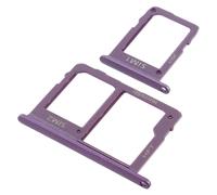 Tiroir Carte SIM pour Samsung Galaxy J6 support 2x carte nano SIM + microSD Violet