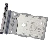 Tiroir Carte SIM pour Samsung Galaxy S23 Ultra (SM-S918B/DS), Slot Dual-Nano-SIM, Noir Fantôme