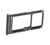 Tiroir Carte SIM pour Xiaomi Poco M4 Pro 5G (MZB0BGVIN), Slot Nano-SIM + Micro-SD, Remplacement Original, Nero