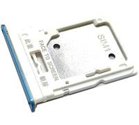 Tiroir Carte SIM pour Xiaomi Poco X4 Pro 5G (2201116PG), Nano-SIM + Micro-SD, Remplacement Original, Bleu Laser