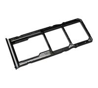 Tiroir Carte SIM pour Xiaomi Redmi Note 10S (M2101K7BG) + Support Micro-SD, Remplacement Original, Noir