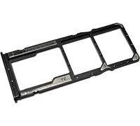 Tiroir Carte SIM pour Xiaomi Redmi Note 11, Note 11S, Dual-SIM + microSD, Remplacement Original, Gris Graphite