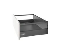 Tiroir casserolier argent Innotech Atira en kit - H 176 mm - L 350 mm HETTICH
