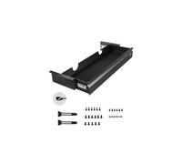 Tiroir Coulissant sous Bureau, 740x235x107 mm, Tiroir Organisateur de Rangement de Bureau Caché, Capacité de Charge 5 kg