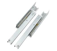 Tiroir d'amortissement à tampon monté sur Rail inférieur caché trois sections, glissière 2 pièces(Three-foldhandle16inch400mm(18Board))