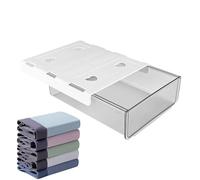 Tiroir de bureau autocollant sous le bureau - Tiroir de bureau transparent - Tiroir sous table - Fixation cachée pour tiroir de bureau - Organiseur de bureau pour fournitures de bureau - Solution de