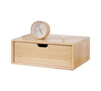 Tiroir de bureau en bois pour fournitures de bureau et scolaires - Classeur A4 avec tiroir 4 tailles et 3 couleurs - Solution de rangement élégante pour la gestion de l'encombrement de l'espace de