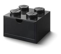 Rangements LEGO - Brique 4 tenons avec tiroir - noir - 5006312