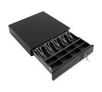 Tiroir de caisse léger avec 5 compartiments pour billets de banque et 8 pour pièces de monnaie, caisse enregistreuse, avec connexion RJ-11, caisse électronique, pour supermarchés, centres commerciaux