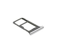 Tiroir de Carte Nano SIM pour Samsung Galaxy S7 edge avec Emplacement micro-SD Blanc