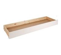 Tiroir de lit banquette extensible pin massif blanc Pino Blanc