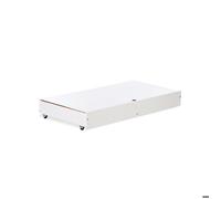 Tiroir de lit - Klups - Amelia White - Blanc - Gain de place - Compatible 60x120