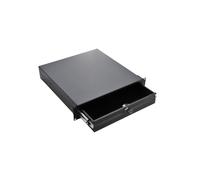 Tiroir de rangement à clé pour rack 19´´, Hauteur 2U