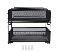 Tiroir de rangement de cuisine, support de panier, étagère multicouche coulissante sous l'évier, organisateur, Solution de rangement de garde-manger