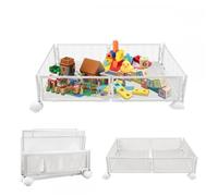 Tiroir de rangement métallique pliable sous le lit-MENGDA-Pour chaussures et vêtements-assemblage sans outils-Grande capacité