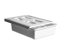 Tiroir de rangement sous le bureau sans perforation avec compartiment invisible, conçu pour un accès facile et une gestion organisée de l'espace de travail (taille M)