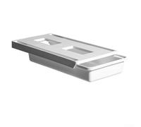 Tiroir de rangement sous le bureau sans perforation avec compartiment invisible, conçu pour un accès facile et une gestion organisée de l'espace de travail (petit)