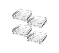 Tiroir de rangement téléscopique avec capacité de charge 25 kg gris