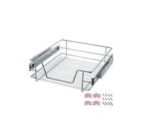Tiroir de rangement téléscopique avec capacité de charge 25 kg gris