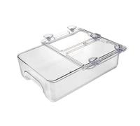 Tiroir De Réfrigérateur Transparent, Boîte De Rangement For Réfrigérateur, Boîte De Rangement À Ventouse, Étagère Inférieure, Support De Boîte De Tiroir(02)