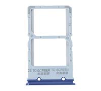 Tiroir de Remplacement Carte Dual Nano SIM pour Smartphone Xiaomi Mi 9 Bleu clair