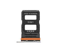 Clappio Tiroir de Remplacement Dual nano SIM pour Xiaomi 14 Ultra Blanc