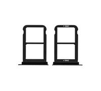 Tiroir double carte Nano SIM pour Huawei P20 Pro Adaptateur remplacement Noir