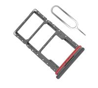 Tiroir Double Carte SIM MicroSD pour Motorola Moto E14 Support Plateau Porte - Noir