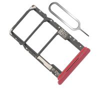 Tiroir Double Carte SIM MicroSD pour Motorola Moto G05 (XT2523-2, XT2523-3, XT2523-11) Support Plateau Porte - Rouge