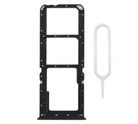 Tiroir Double Carte SIM microSD pour Oppo A5 2020 / A9 2020 / A11 Support Plateau Porte - Noir