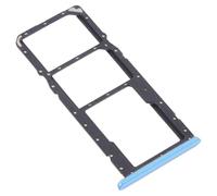 Tiroir Double Carte SIM + MicroSD pour Realme C21 / C21Y / C20 /C20A Support Plateau Porte - Bleu