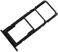 Tiroir Double Carte SIM + MicroSD pour Samsung Galaxy A04e (SM-A042F) Support Plateau Porte - Noir