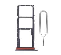 Tiroir Double Carte SIM MicroSD pour Samsung Galaxy A07 4G (SM-A075F) / A07 5G Support Plateau Porte - Noir