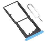 Tiroir Double Carte SIM MicroSD pour Vivo Y20S / Y20G Support Plateau Porte Tray Holder - Bleu