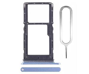 Tiroir Double Carte SIM pour Honor X6 / X8 5G Support Plateau Porte microsd Card - Bleu