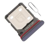 Tiroir Double Carte SIM pour Motorola Edge 60 Neo (XT2509-1) Support Plateau Porte - Noir Grisaille