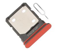 Tiroir Double Carte SIM pour Motorola Edge 60 Neo (XT2509-1) Support Plateau Porte sim Card Tray Holder - Rouge Poinciana