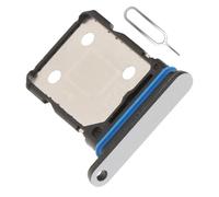 Tiroir Double Carte SIM pour Oppo Reno 14 5G (CPH2737) Support Plateau Porte sim Card Tray Holder - Blanc Argent