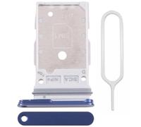 Tiroir Double Carte SIM pour Samsung Galaxy S25 / S25+ Plus (SM-S931/SM-S936) Support Plateau Porte - Bleu