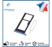 Tiroir Double SIM PREMIUM pour Honor X7 - Bleu