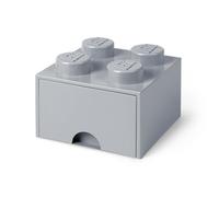 Tiroir en brique LEGO 4 boutons, 1 tiroir, boîte de rangement empilable, 4.7 l